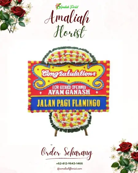 Sewa Papan Bunga Gendingan